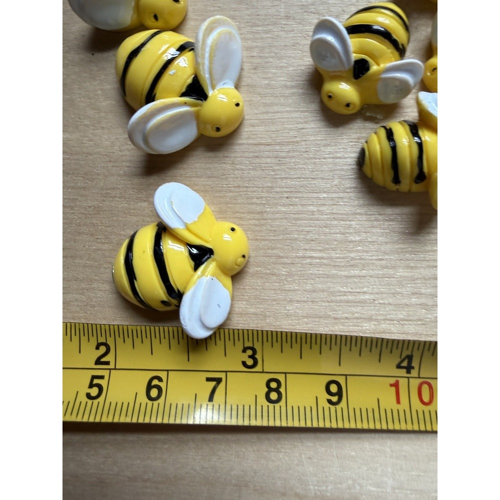 39 Pieces Mini Resin Bees for Crafts Phone Table Decoration